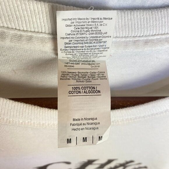 Gildan Church Kids Graphic Shirt Long Sleeve Crewneck White Yellow Size Medium - Picture 5 of 8